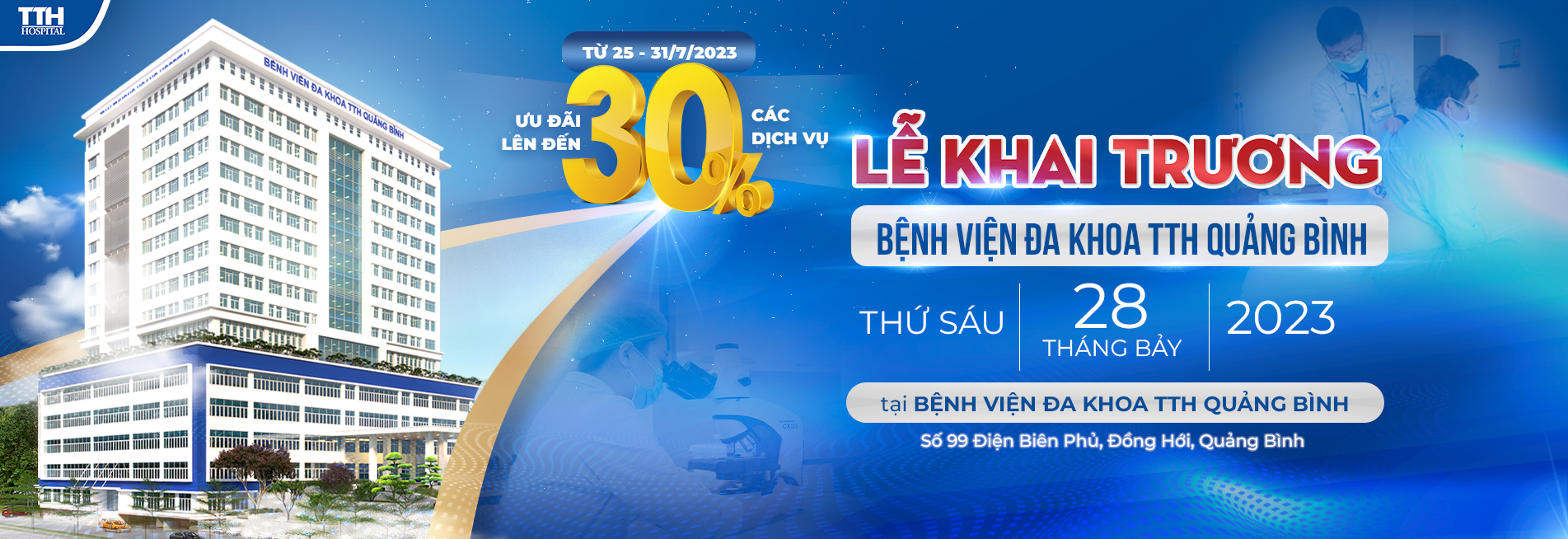 Khai trương bệnh viện Đa Khoa TTH Quảng Bình